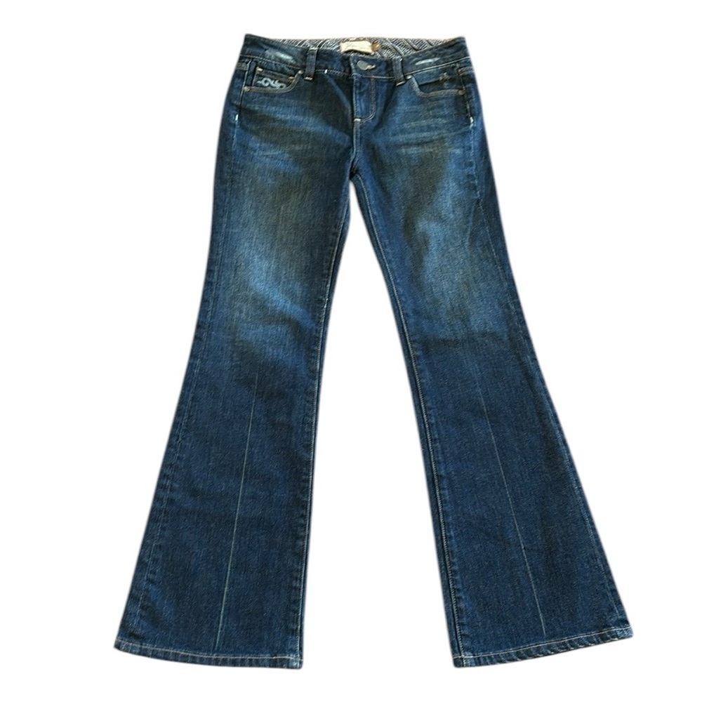 Paige‎ Laurel Canyon Bootcut Low Rise Jeans Size 28 (Jr 14)